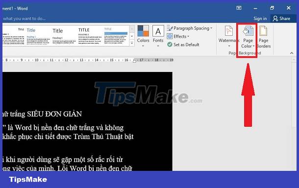 [HOW TO FIX ERRORS] Word has a black background with white text SUPER SIMPLE Picture 11